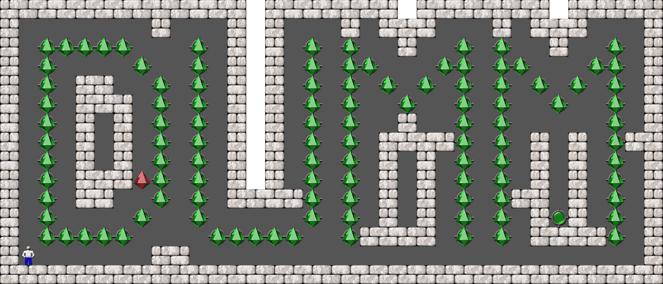 Sokoban Mass Remodel level 1222